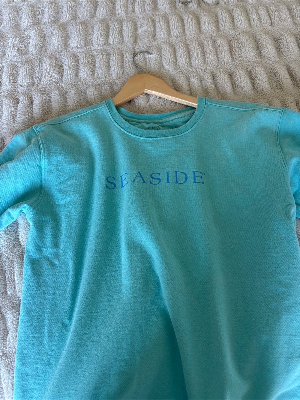 Aqua Blue Seaside Sweatshirt